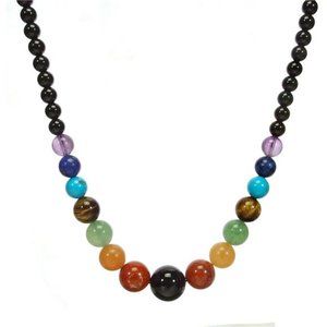 7 Chakra Necklace for Women Strong Healing Crystal Necklace Genuine Stone